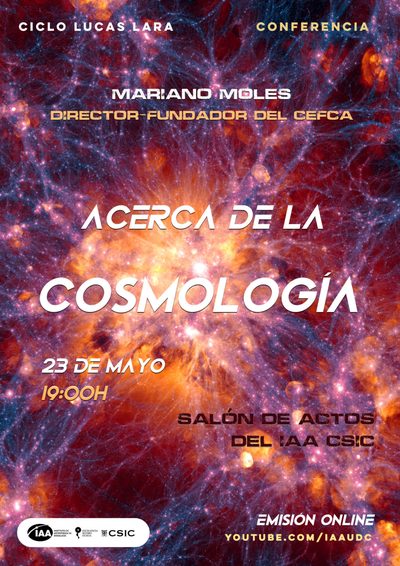 Cartel de «Acerca de la Cosmología»