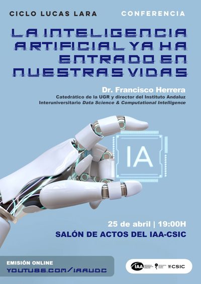 Cartel de «La Inteligencia artificial ya ha entrado en nuestras vidas»