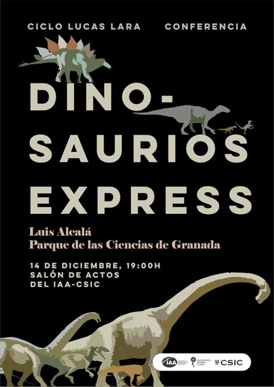 Cartel de «Dinosaurios express»
